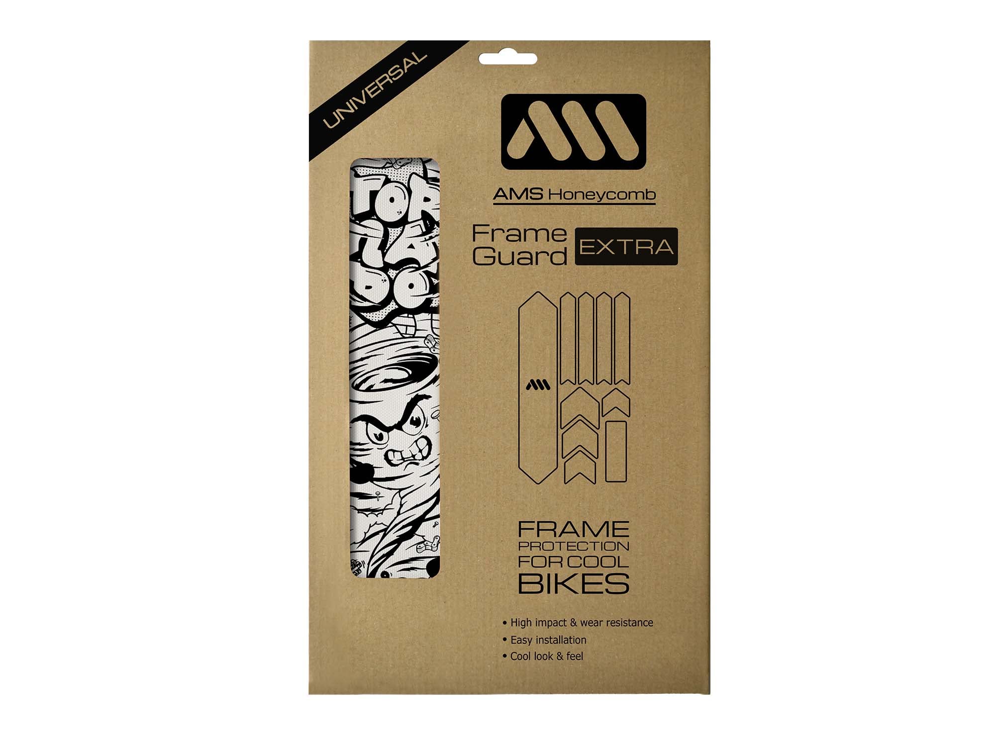 All Mountain Style Unisex's AMS Frame Guard Extra, Tornado Black