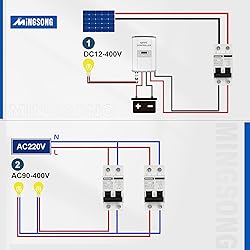 MINGSONG DC Solar Panels Disconnect Switch 32 Amp