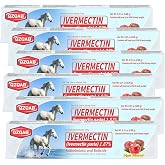 Ivermectin Equine Paste 1.87% &ndash; Apple Flavored Oral Dewormer for Horses, 6-Pack