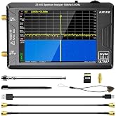 AURSINC TinySA Ultra+ ZS406 Spectrum Analyzer, 4.0" Touchscreen 100kHz-5.4GHz Handheld Frequency Analyzer with 32Gb Card, 2-in-1 Signal Generator MF/HF/VHF UHF Input, HW V0.4.6, 2025 Upgraded