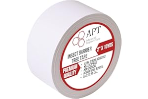 APT Insect Barrier Tree Tape, Caterpillar Killer, Gypsy Moth Control, Lantern Fly Tree Tape, Sticky Bands for Trees, Weatherp