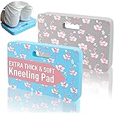 Altdorff Gardening Kneeling Pad 2 Pack, Extra Thick Kneeling Cushion with Print, Comfy Kneeling Pads Resist Water, Durable and Shock Absorbent, Gardening Knee Pads for Women, Baby Bath, Yoga, Repair