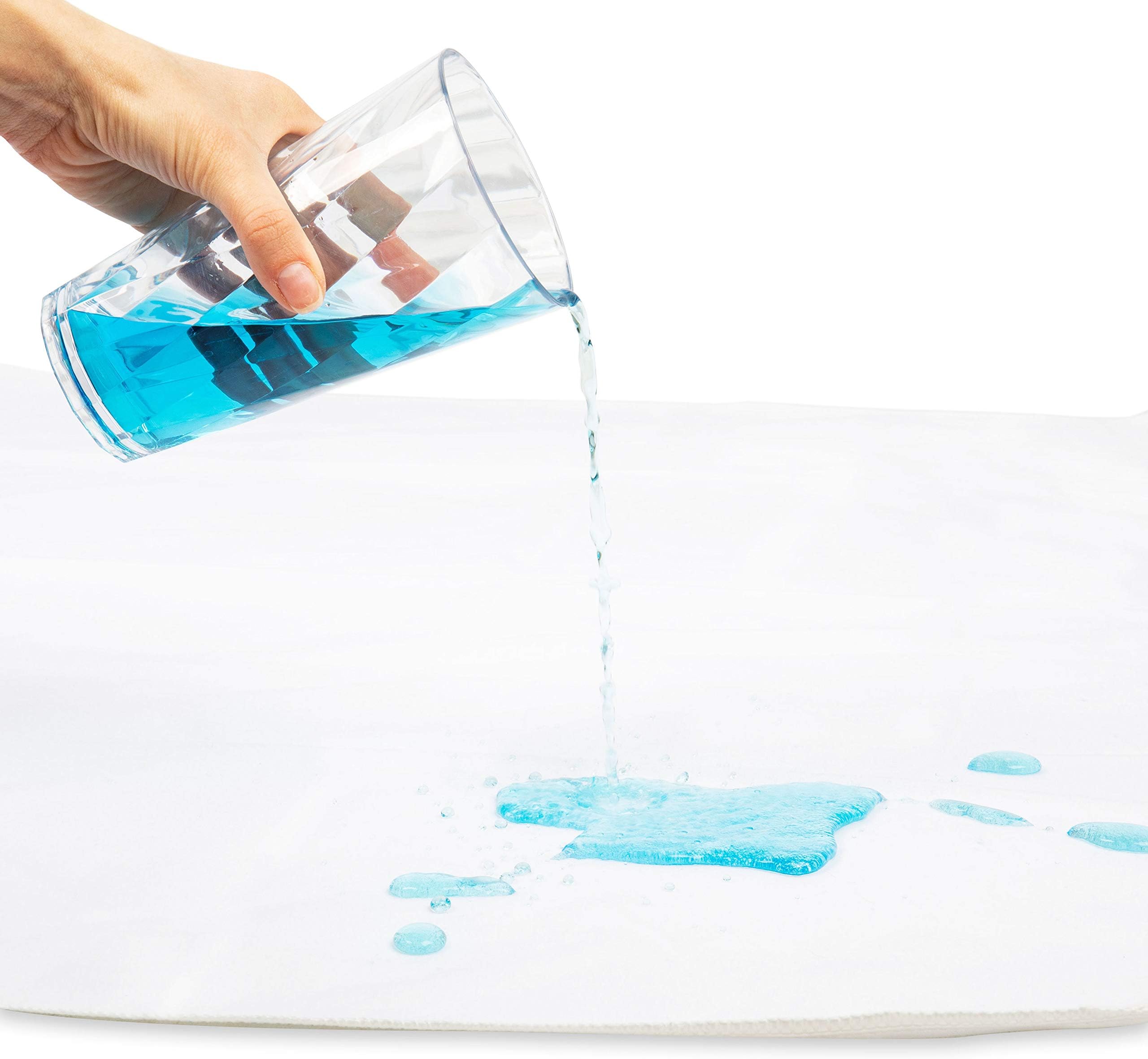 DMI Bed Pad Waterproof Sheet to be Used as a Mattress Protector, Pee Pad, Bed Liner, Incontinence Pad, Furniture Cover or Seat Protector, Reversible, Flat Fit, Machine Washable, 36 x 36