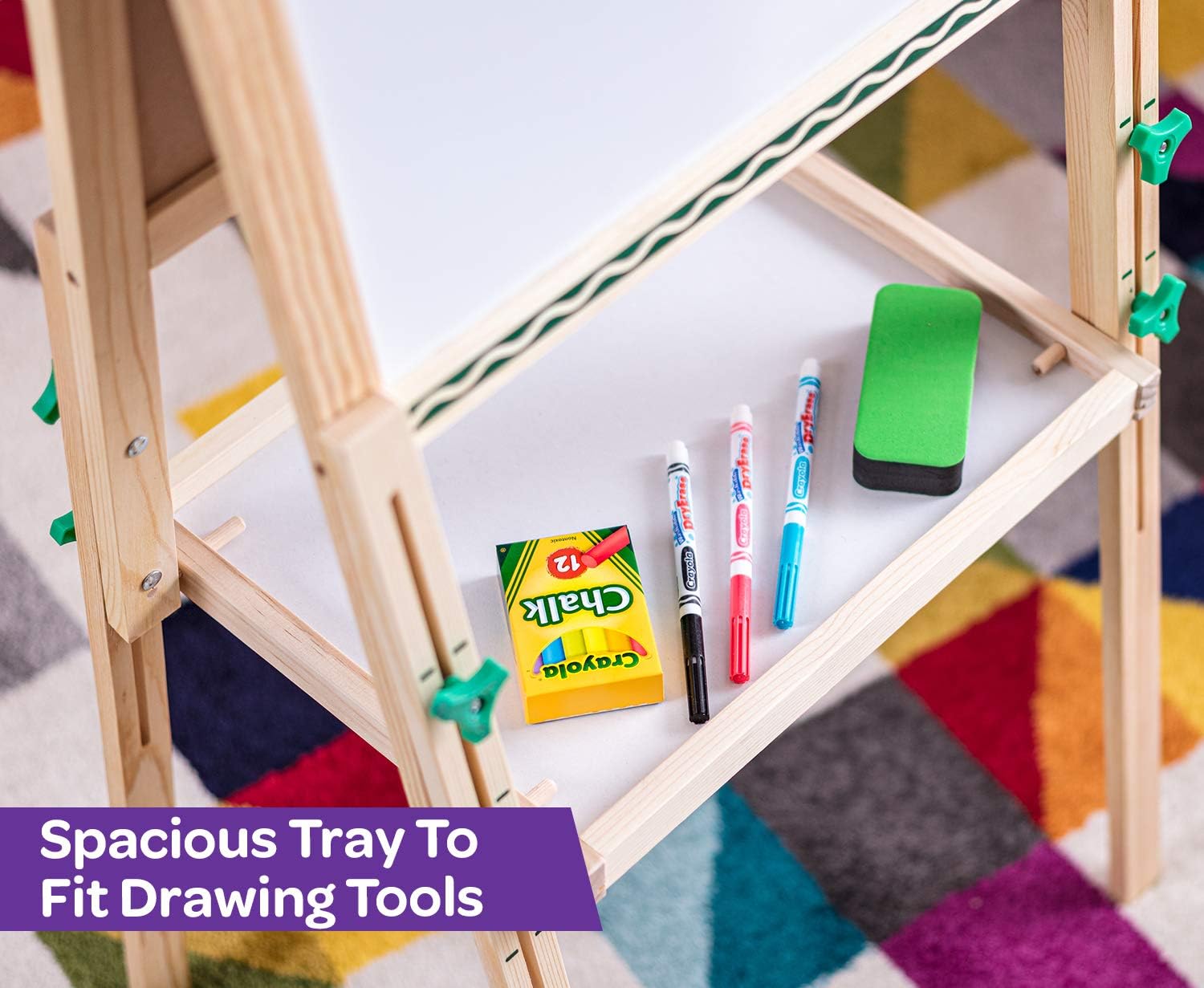 crayola kids wooden art easel