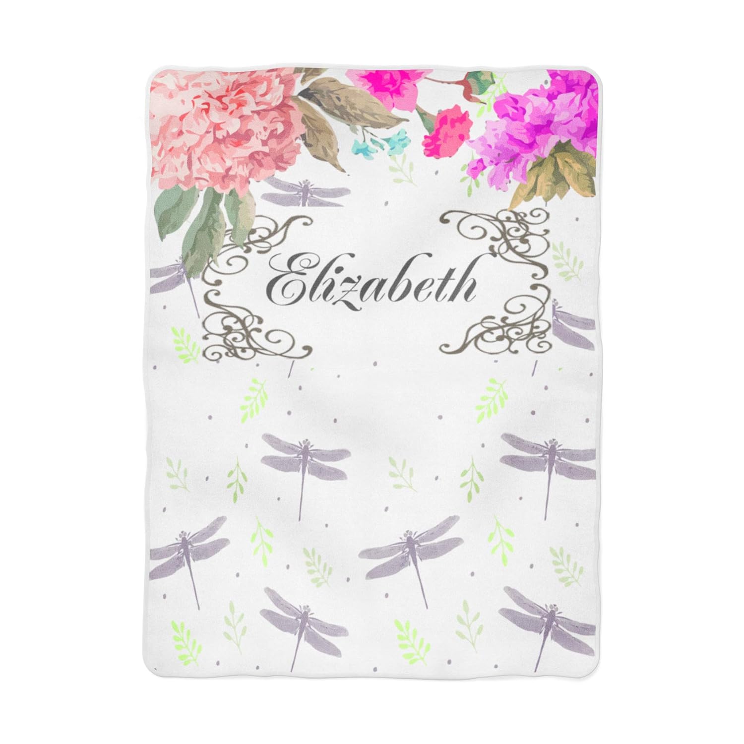 dragonfly baby blanket