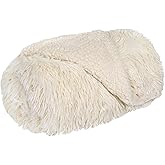 PetAmi Waterproof Dog Blanket for Small Medium Dogs, Calming Fleece Cat Blanket, Couch Protector Washable Sherpa Faux Fur Pet Throw for Puppy, Soft Reversible 29x40 Cream Beige