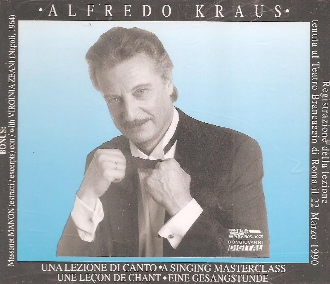 Alfredo Kraus Lezione Di Canto Kraus,Alfredo, Kraus, Gesangsstunde