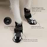 PUPTECK 2 Pairs Anti-Slip Dog Socks Paws Stop Licking Boots Small Large view 3