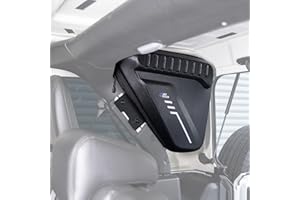 JOYTUTUS Roll Bar Storage Bag Compatible with 2018-2023 Wrangler JLU 4 Doors (Not for Power Top & 2 Doors), Roll Cage Organiz