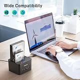 FIDECO Docking Station 2 Bay SATA USB 3.0 HDD SSD Cloning 2.5 3.5 Inch view 6