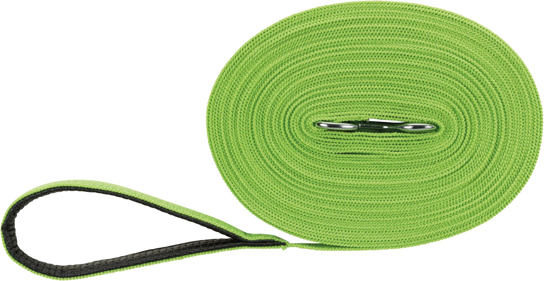 Trixie Tracking Lead Flat Strap, 15 m x 20 mm, Green