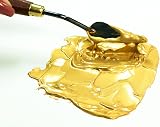 Pebeo Studio High Viscosity Acrylic Paint Gold 100 ml view 3