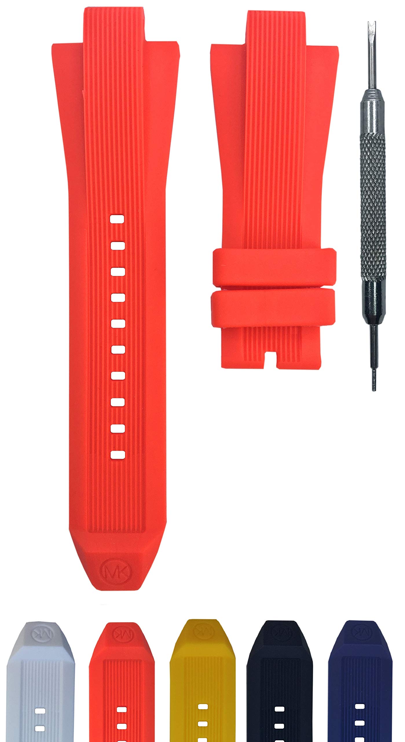 13x29mm Watch Band Compatible with MK8380 MK8356 MK8295 MK9026 | Free  Spring Bar Tool- Buy Online in Guernsey at Desertcart - 153371547.
