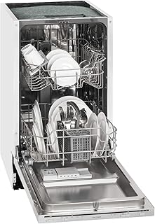 Exquisit Einbau-Geschirrspüler EGSP 1009 E | Vollintegriert, Einbaugerät | 9 Maßgedecke | Weiß