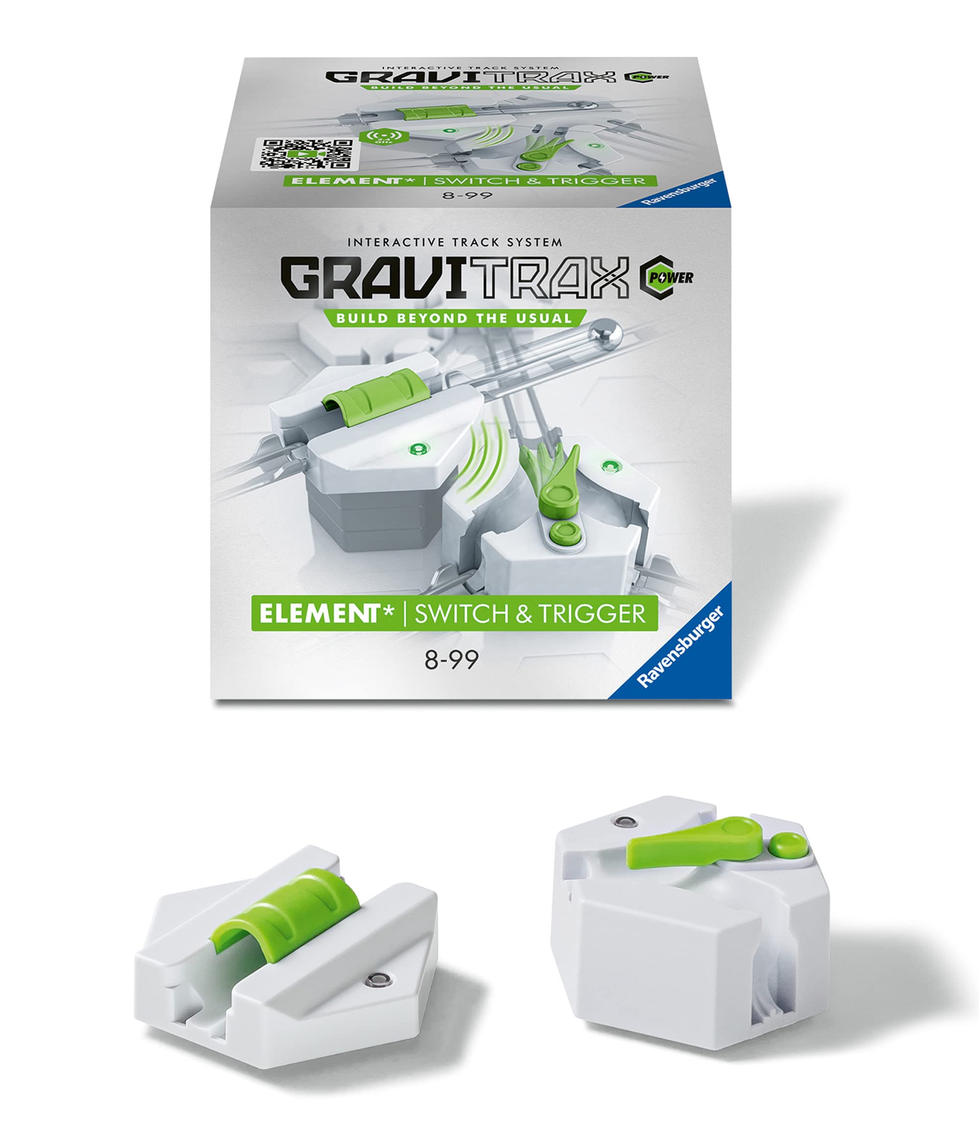 Ravensburger GraviTrax Power Extension Switch & Trigger - Marble Run, STEM, Building and Construction Toys for Kids Age 8 Years Up