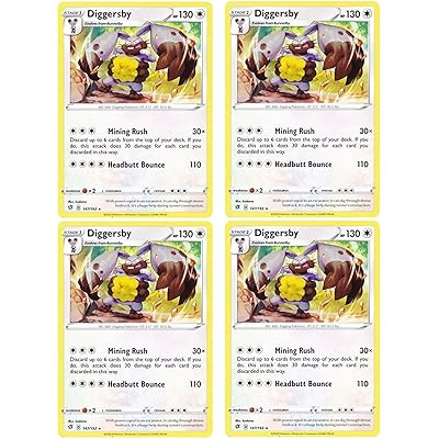 pokemon diggersby card Pokemon SM-4 Crimson Invasion Card: DIGGERSBY - 88/111 - Reverse Holo