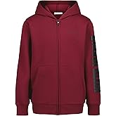 Calvin Klein boys Long Sleeve Full Zip Fleece Hoodie