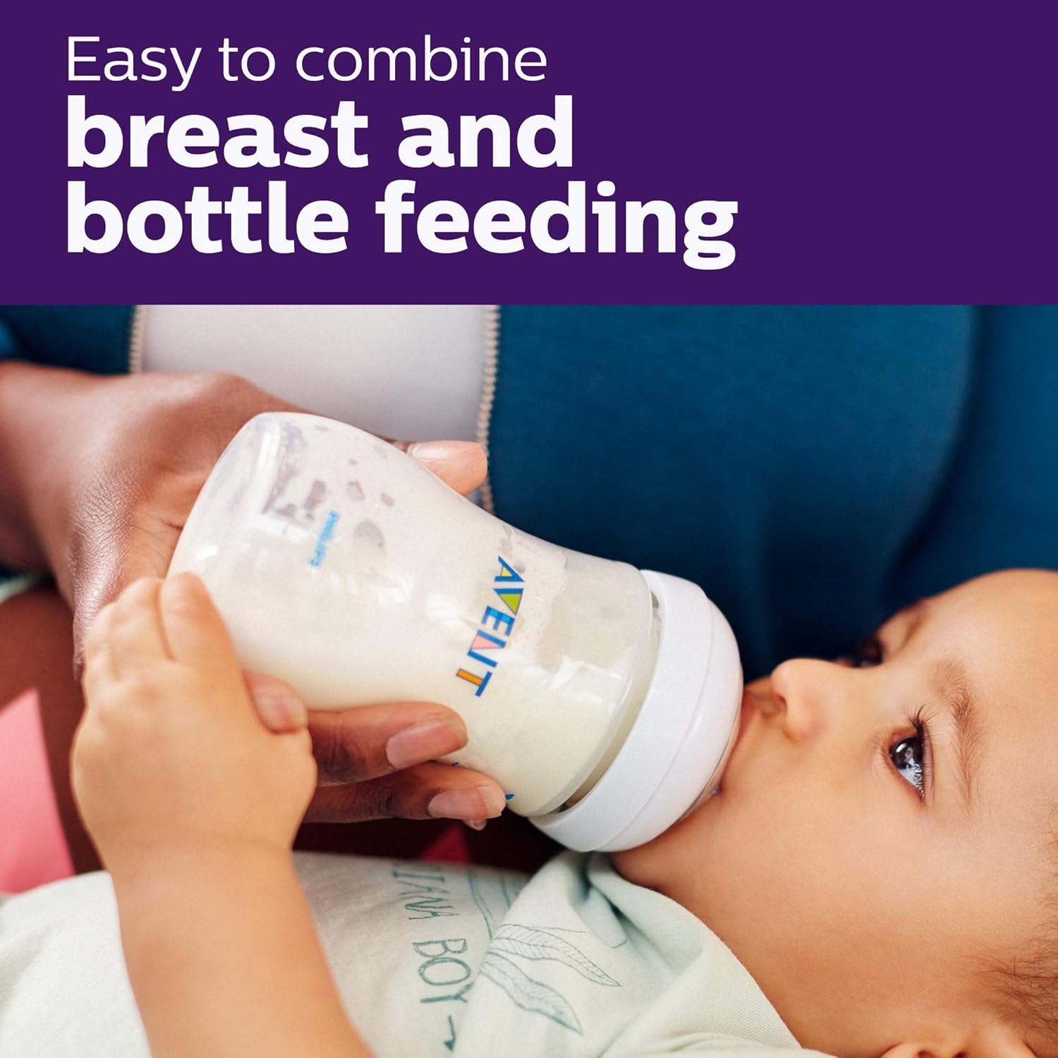 Philips Avent Natural Baby Bottle, Clear, 11oz, 4pk, SCF016/47 : Baby
