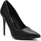hingswink Womens High Heels 4 Inch Closed Pointed Toe Pumps Stiletto Heels for Women Dress Sexy Wedding Pumps
