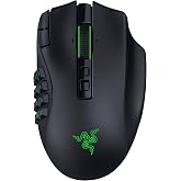 Razer Naga V3 Pro Wireless MMO Gaming Mouse with Swappable Side Plates | 23 Programmable Buttons w/ 3 Swappable Side Plates, HyperScroll Tilt Wheel, 280 Hr Battery, Multi-Mode Connectivity