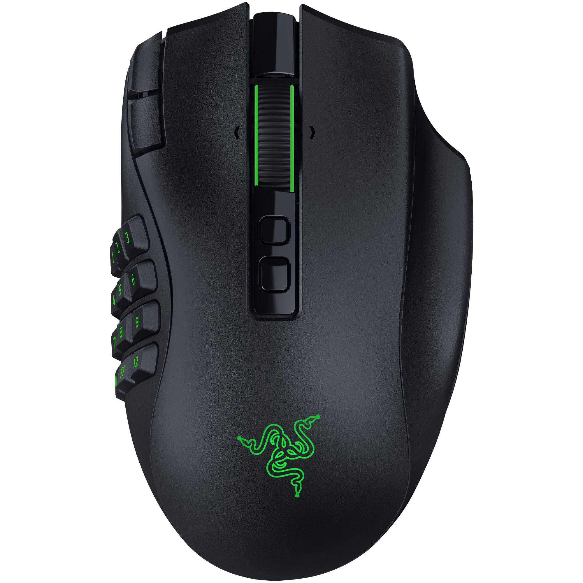 Razer Naga V3 Pro Wireless MMO Gaming Mouse with Swappable Side Plates | 23 Programmable Buttons w/ 3 Swappable Side Plates,