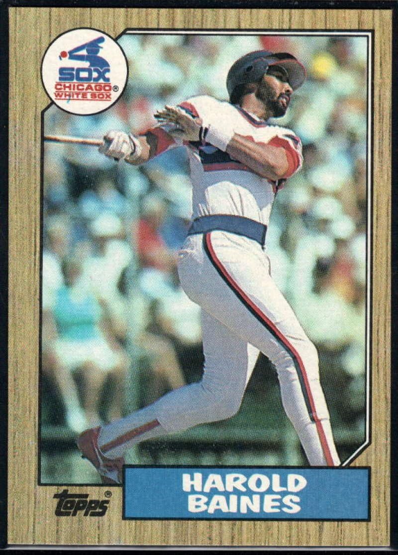 1987 Topps Baseball 772 Harold Baines Chicago White Sox