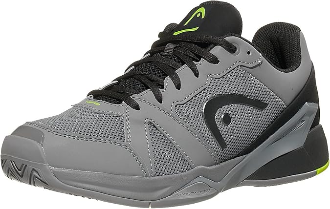 HEAD Revolt EVO Tennis Court Shoes for MenGray/Black, 8.5