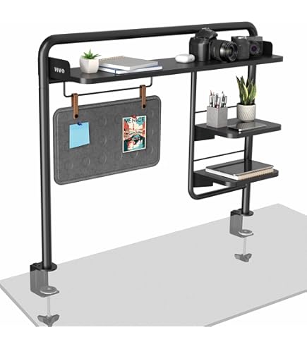 Klem op bureau organizer plank bureau extender pegboard