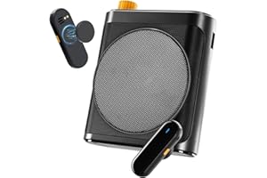 Tearstone Voice Amplifier for Teachers with Wireless Magnetic Lavalier Microphone, Bluetooth Portable Rechargeable Speaker, 2