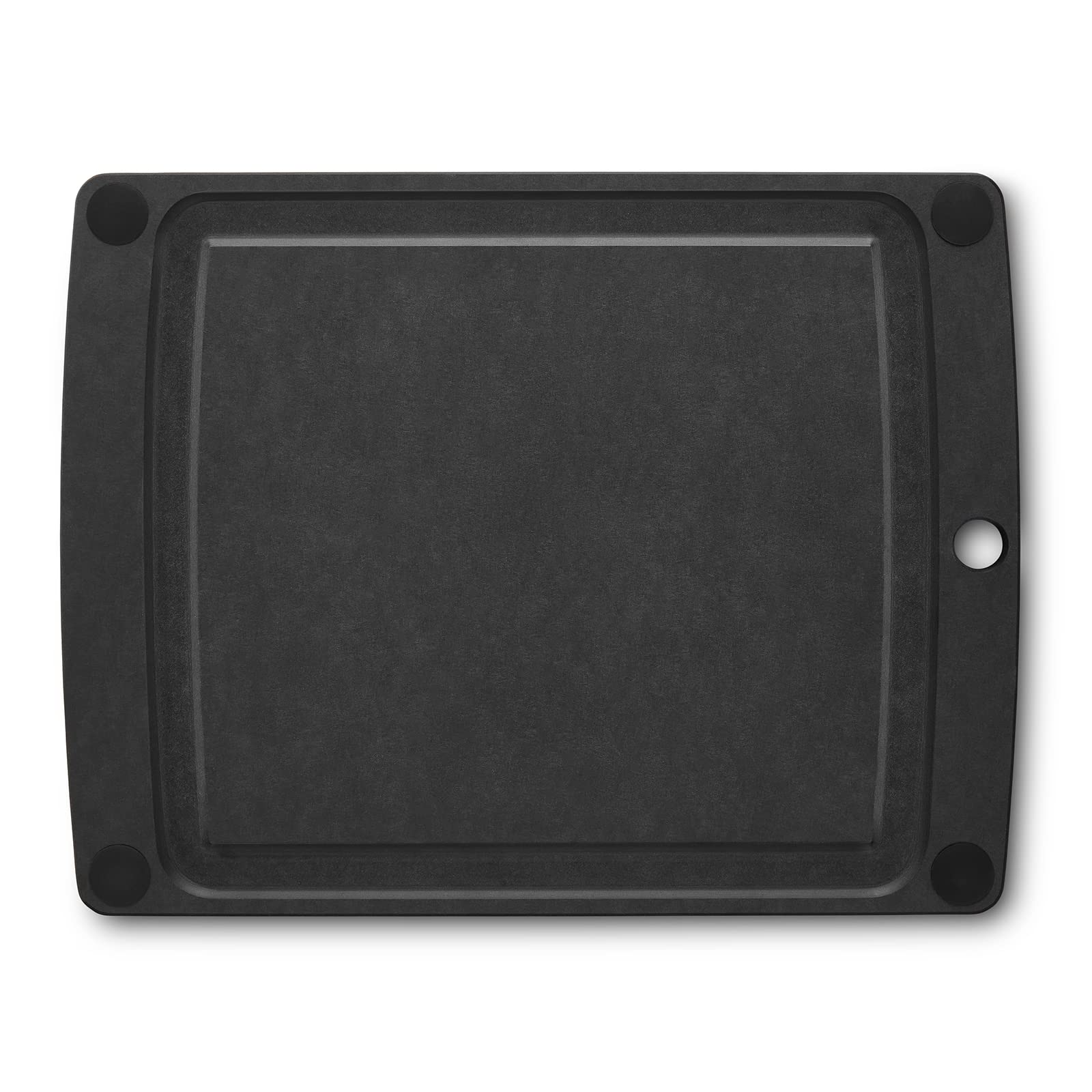 Victorinox Chopping Board, All-in-One, Cutting Board M 36.8 x, 28.5 x, 0.6, Juice Groove, Durable, Non-Slip Feet, Dishwasher Safe, Black