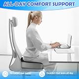 POOTACK Memory Foam Seat Cushion Office Chair Car Seat Non-Slip Pad view 5