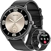 Smart Watch, 1.75" AMOLED Smartwatch for Men Women(Answer/Make Call), Fitness Activity Tracker Heart Rate/Sleep Monitor/Pedometer, IP68 Waterproof, 100+ Sport Modes Smart Watches for Android iPhone