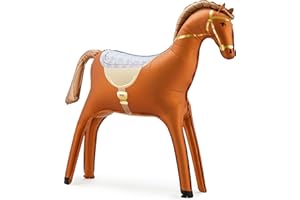 Inflatable Horse Airwalker Balloon XXL Giant Horse Balloon (90 x 90 cm) Pony Freestanding Air Filled Balloon Children's Birth