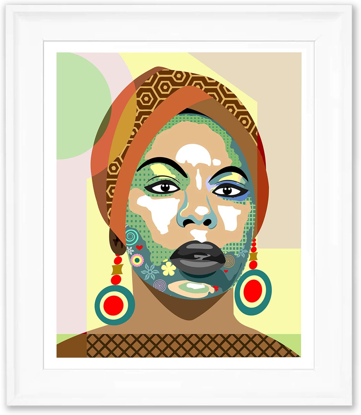 Nina Simone Wall Art Print Canvas Poster Painting Unframed