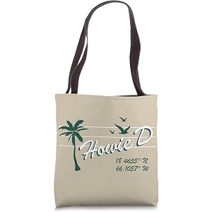 Howie D Palm Logo Tote Bag