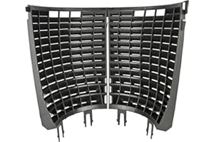 DETAIL GUARDZ Dirt Lock Scrub Wall 180/360 – Washboard Attachment Dirt Lock - Bucket Filter – Vertical Cleaning Tool for Brushes, Mitts (Black)