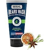 Wahl Men's Beard Wash, Cleansing &amp; Softening Beard Shampoo, 6 oz | Rich Lather Hydrating Formula, Cleanses &amp; Softens Facial Hair, Paraben, Dye, &amp; Cruelty Free Beard Care - Model 3028693
