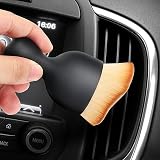 iHMeiju 2 Pcs Car Interior Cleaning Tool Brush Soft Bristles Curved Crevice view 4