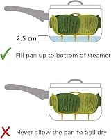 Joseph Joseph Bloom Folding Steamer Basket Green 4 Self-Adjusting view 9