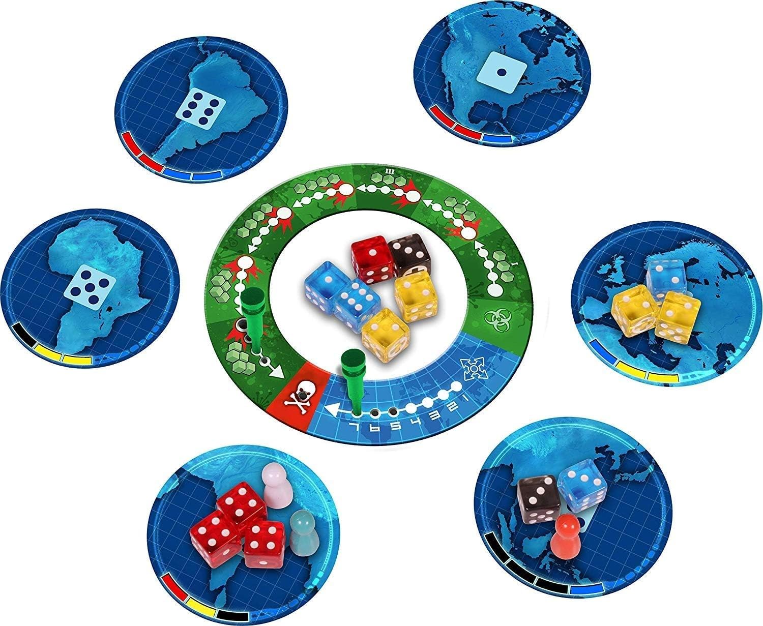 Pandemic The Cure Board Game - Roll the Dice to Save Humanity! Cooperative Strategy Game for Kids and Adults, Ages 8+, 2-5 Players, 30 Minute Playtime, Made by Z-Man Games