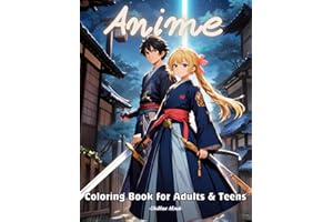 Anime Coloring Book for Adults and Teens: Discover a World of Enchantment and Adventure With This Pop Manga Coloring Book. 50