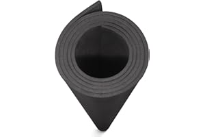 MEARCOOH EVA Foam Cosplay Black 4mm Thick (1mm to 10mm) Large 35.5" x 59" Sheet Premium High Density 86 kg/m3 for Cosplay, Cr