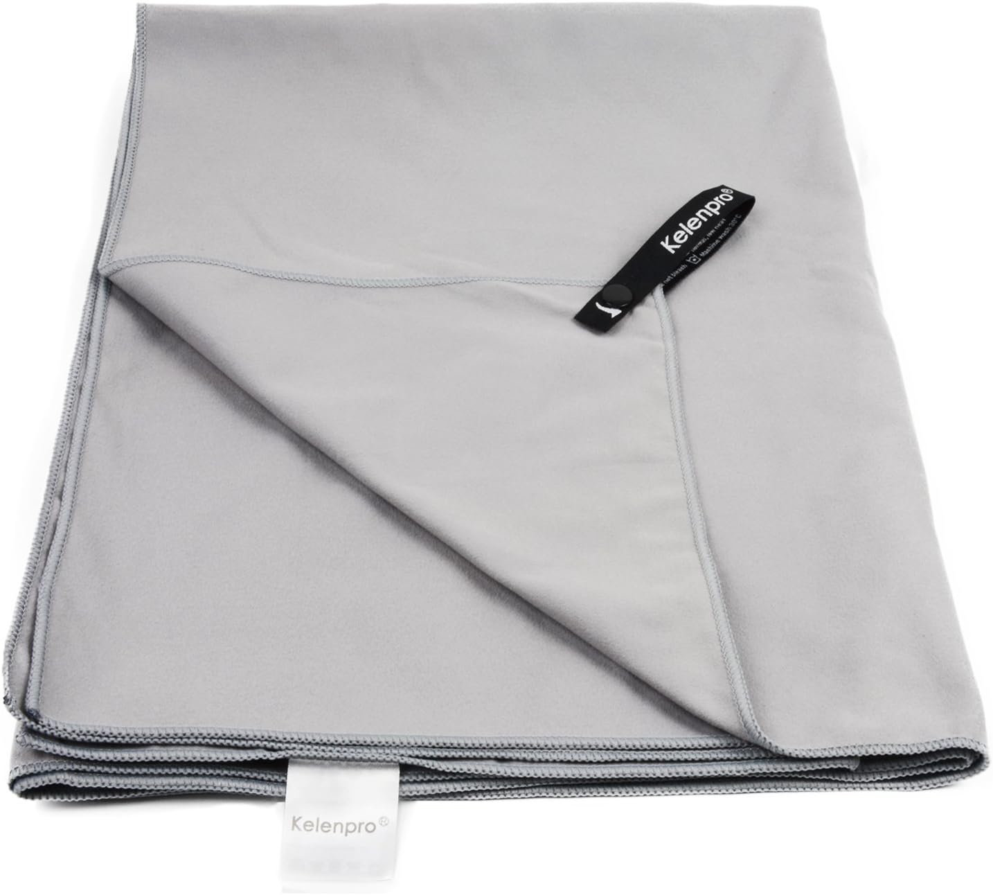 Kelenpro Healthmmo Large Microfibre Sports Towel Travel Towel for Gym-Yoga and Pilates-Beach-Camping-Swimming,Quick Dry,Lightweight and compact(130 x 80 CM 51.2"*31.5")
