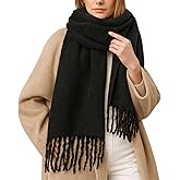 FURTALK Scarf for Women Men Soft Warm Blanket Scarf Pashmina Shawl Winter Thick Womens Scarves