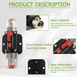 EPLZON 40A Circuit Breaker Switch 30 AMP Fuse