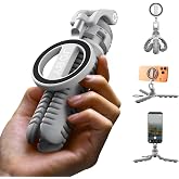 JOBY PodZilla Suction Tripod Magnetic Kit,Suction Legs for Phone (Grey) | Flexible Magnetic Tripod, 360&deg; Rotation &amp; Dual-Angle Adjustment, Mount for iPhone Vlogging, Car, Outdoor &amp; Travel