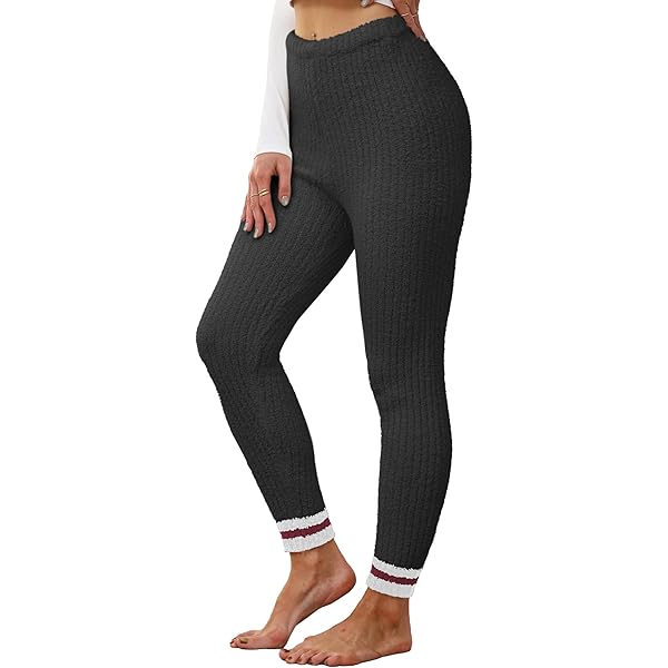 Floerns Women's High Waist Split Slit Hem Stretchy Rib Knit