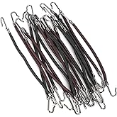 Ponytail Hooks, KIMISS 20pcs Women Ponytail Hair Clips Elastic Hair Ties Ponytail Holders Hair Accessory for Fluffy, Dense, F