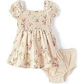 Gymboree Baby-Girls and Newborn Dress with Diaper Cover, 2 Piece Outfit