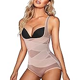 REYEOGO Shapewear Bodysuit for Women Tummy Control Butt Lifter Panty Hi-Waist Trainer Stomach Body Shaper Slimming Girdles